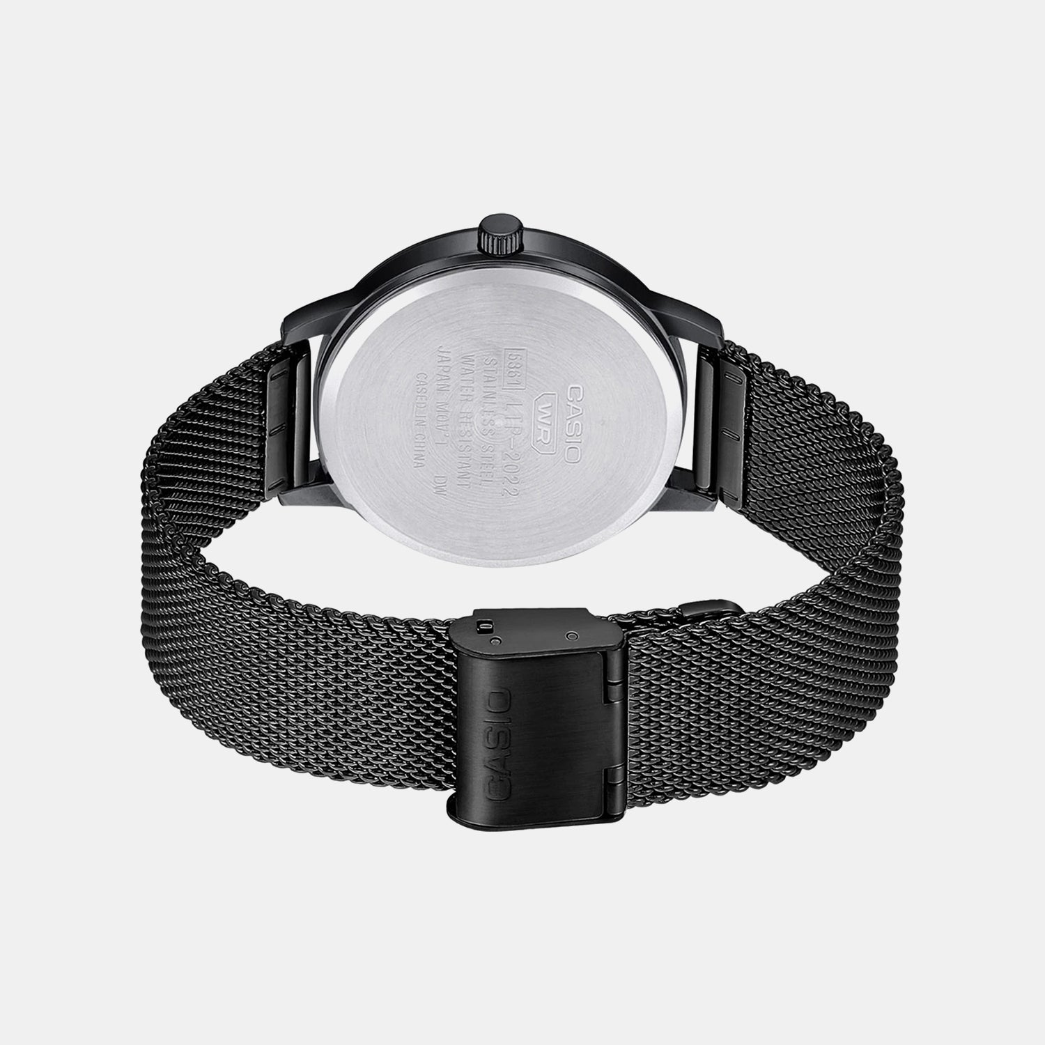 Enticer Men Quartz Black Dial Analog Stainless Steel Watch A1990