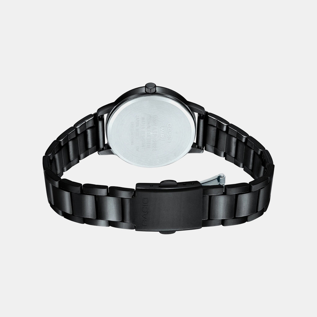 Enticer Women Quartz Black Dial Analog Stainless Steel Watch A1992