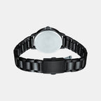 Enticer Women Quartz Black Dial Analog Stainless Steel Watch A1992