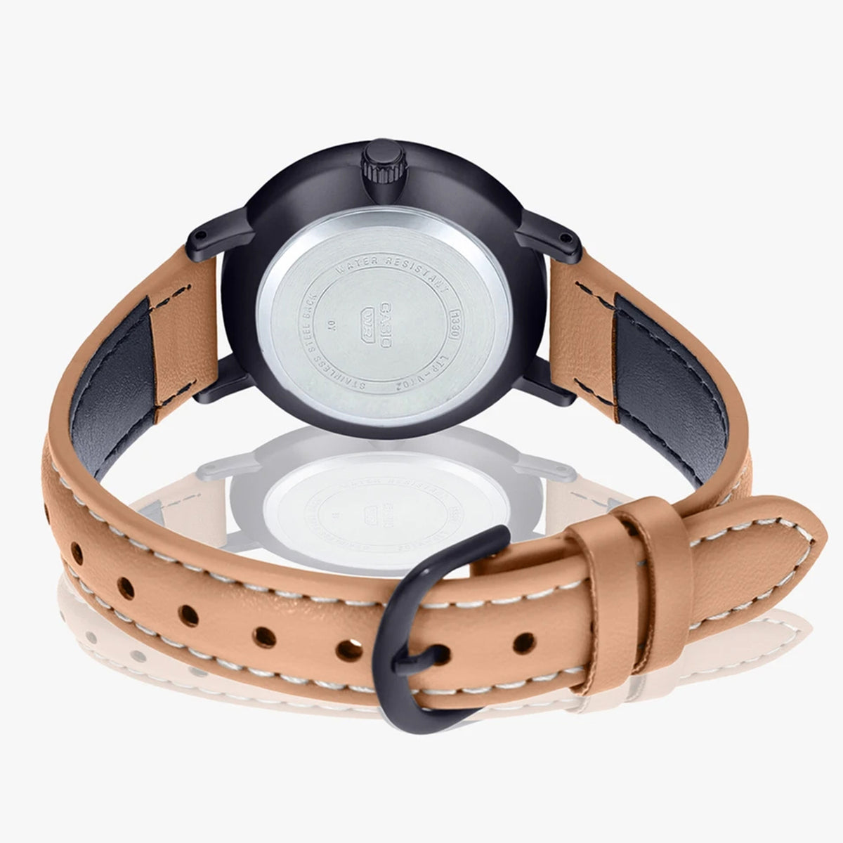 Enticer Women Quartz Black Dial Analog Leather Watch A2000