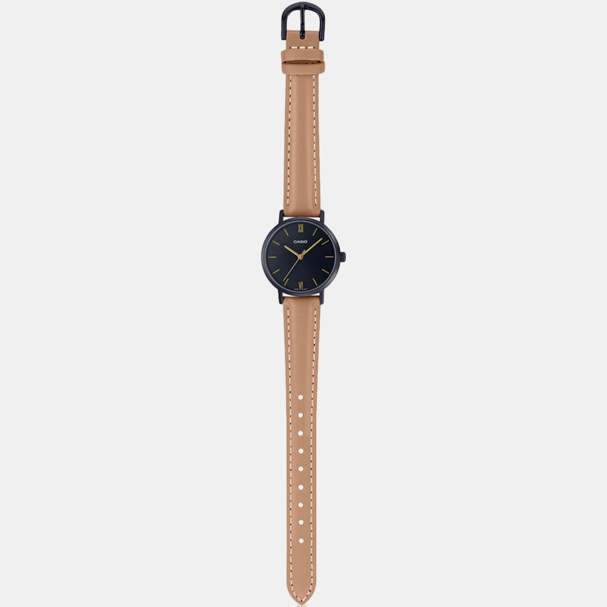 Enticer Women Quartz Black Dial Analog Leather Watch A2000