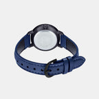 Enticer Women Quartz Blue Dial Analog Leather Watch A2001