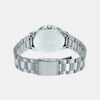 Enticer Men Quartz Silver Dial Analog Stainless Steel Watch A2032