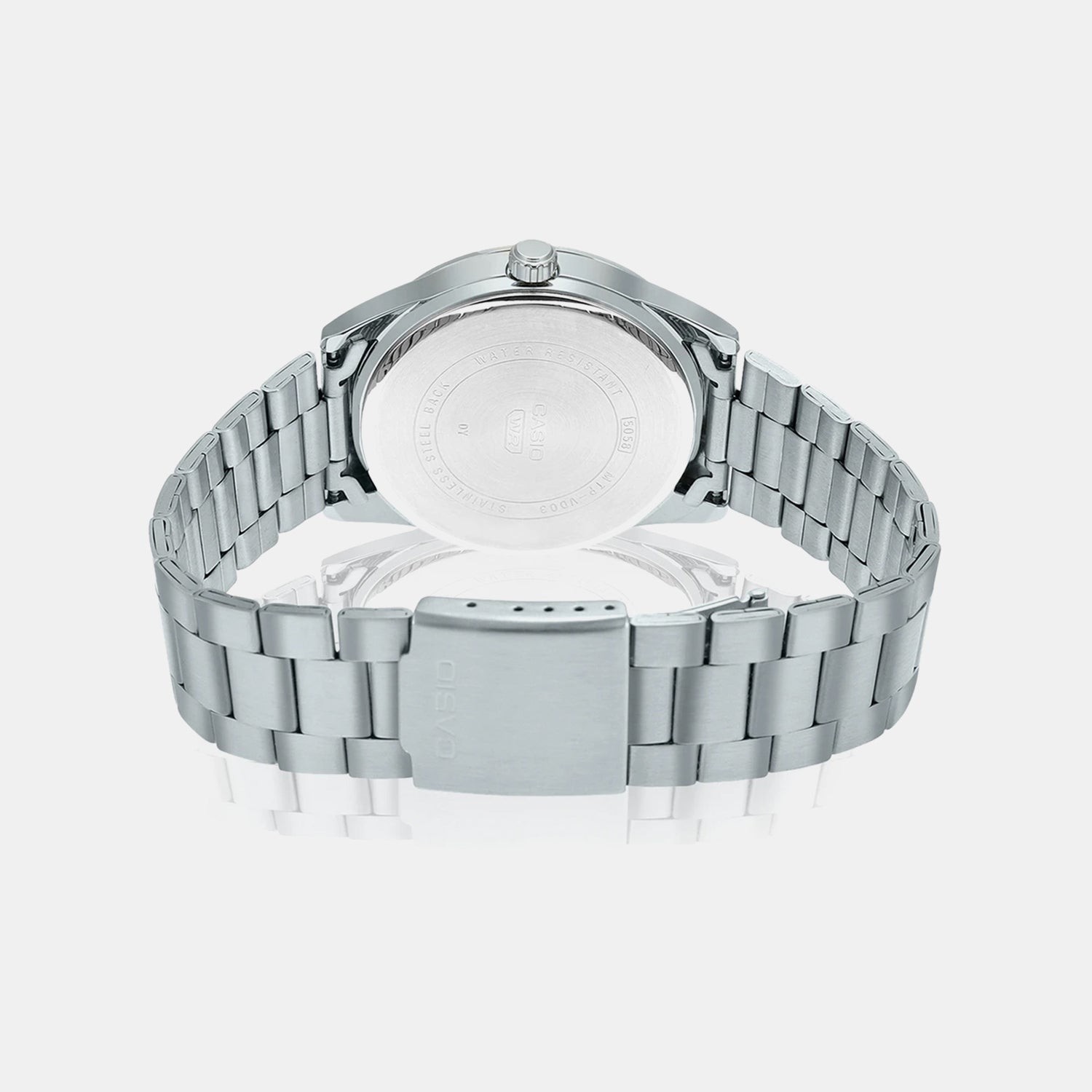 Enticer Men Quartz Blue Dial Analog Stainless Steel Watch A2093