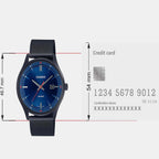 Enticer Men Quartz Blue Dial Analog Mesh Watch A2104