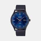 Enticer Men Quartz Blue Dial Analog Stainless Steel Watch A2104
