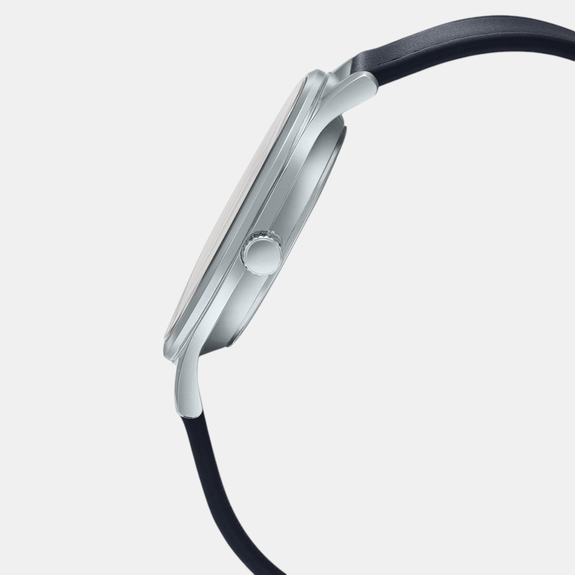 Enticer Men Quartz Light Blue Dial Analog Leather Watch A2113