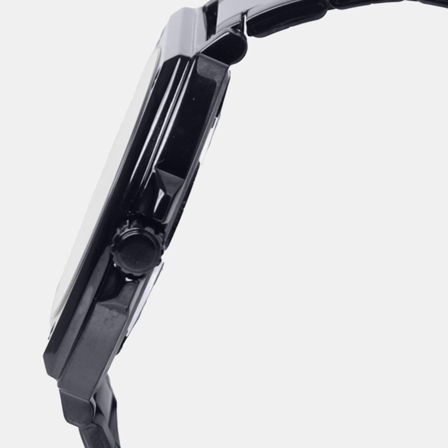 Enticer Men Quartz Black Dial Digital Stainless Steel Watch A2118