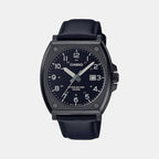 Enticer Men Quartz Black Dial Analog Leather Watch A2120