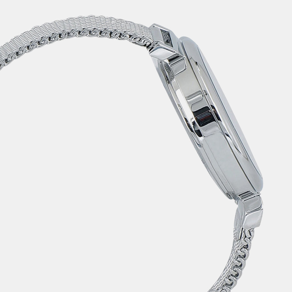Enticer Women Quartz Black Dial Analog Mesh Watch A2124