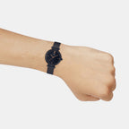 Enticer Women Quartz Black Dial Analog Stainless Steel Watch A2126