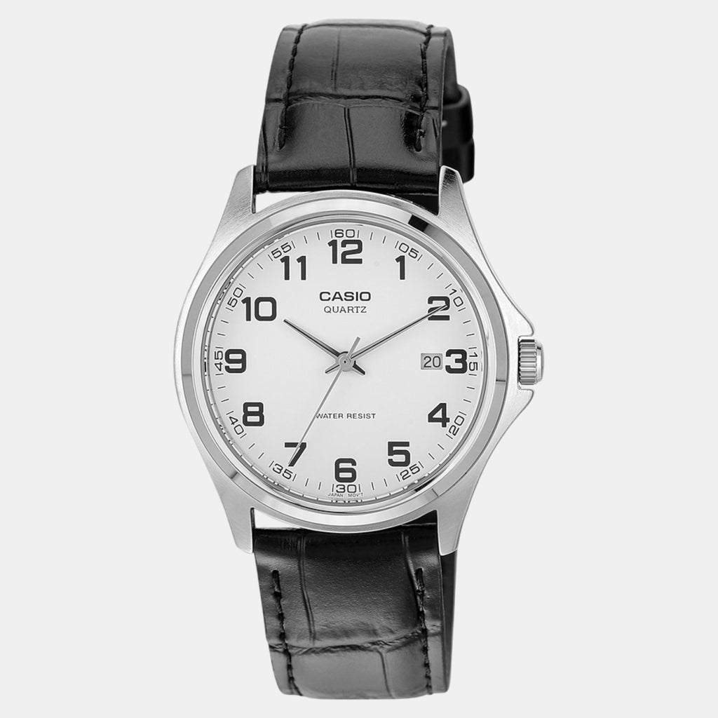 Enticer Men Quartz White Dial Analog Leather Watch A212