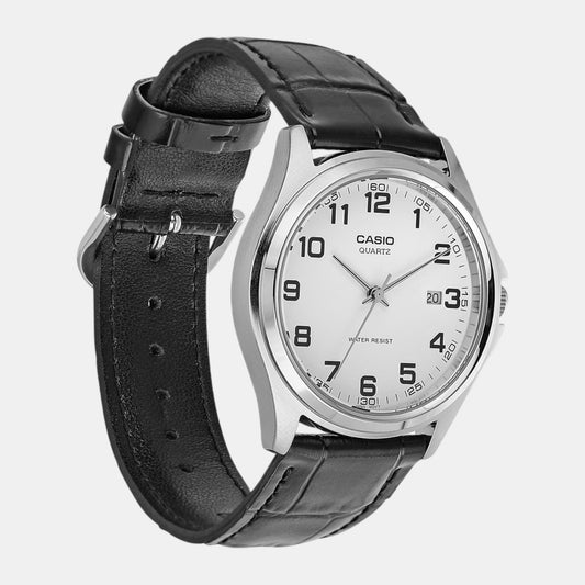 Enticer Men Quartz White Dial Analog Leather Watch A212