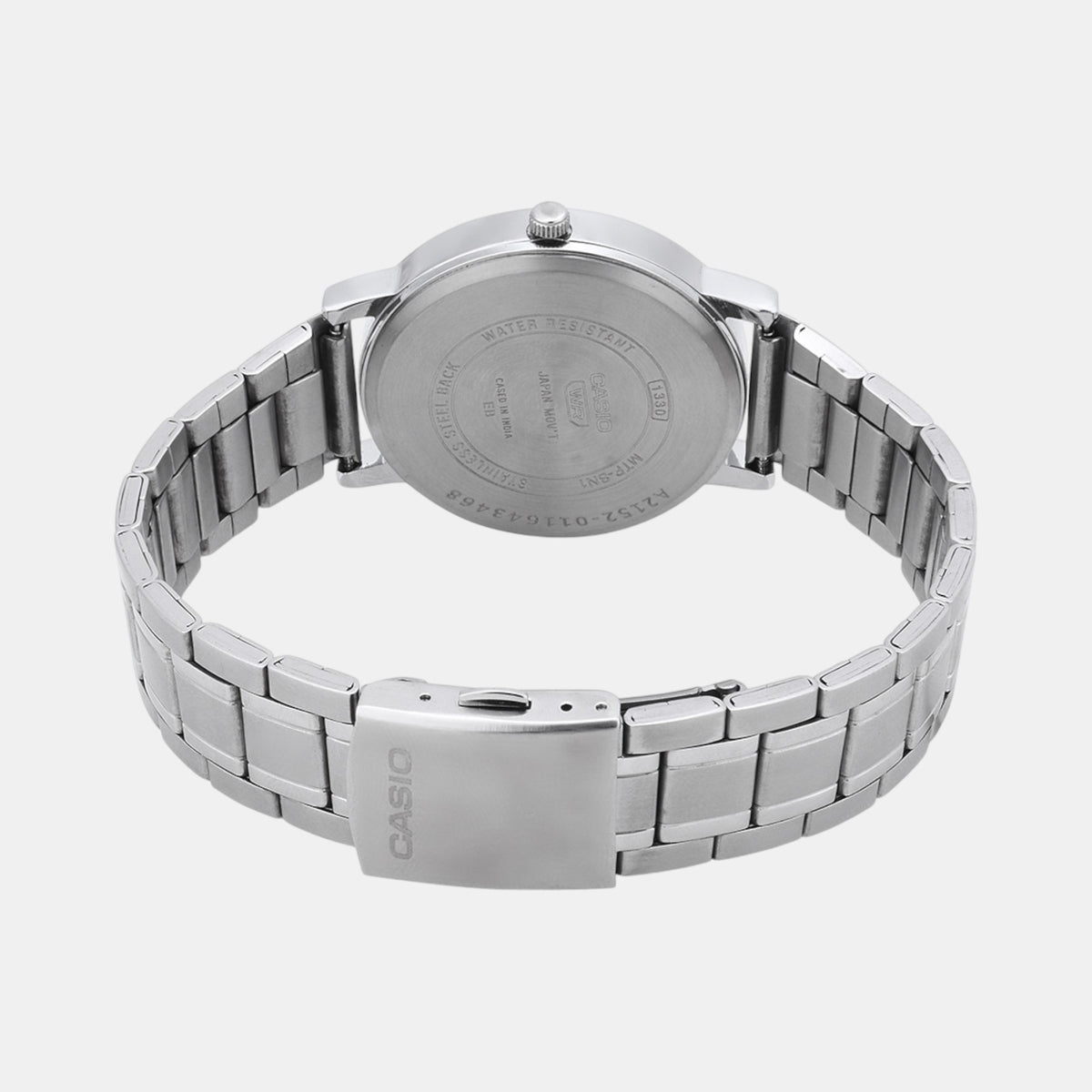Enticer Men Quartz Black Dial Analog Stainless Steel Watch A2152