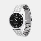 Enticer Women Quartz Black Dial Analog Stainless Steel Watch A2153