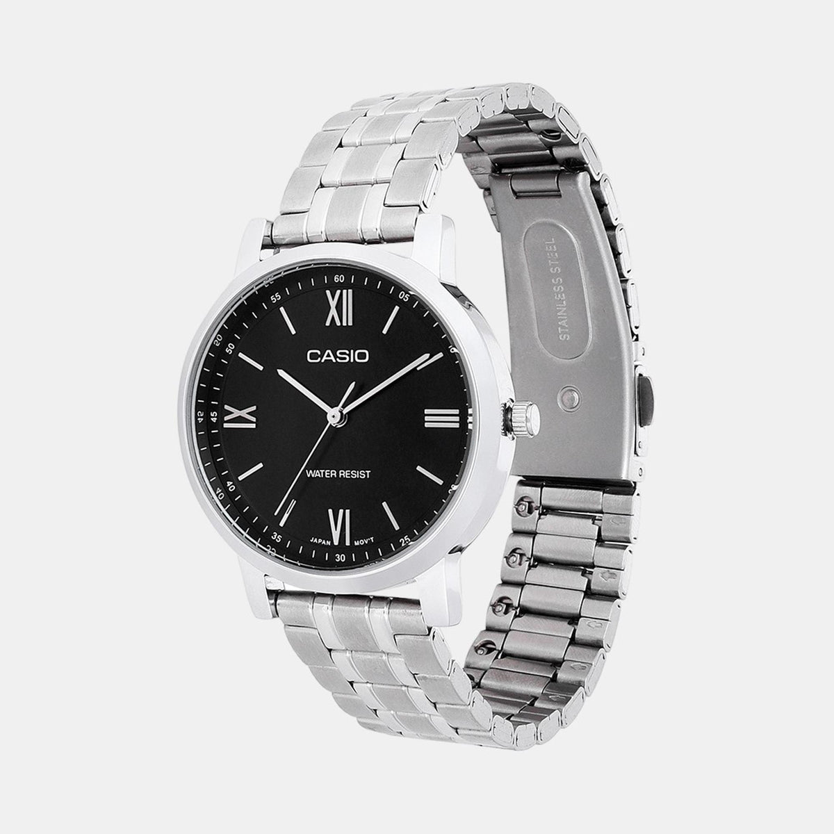 Enticer Women Quartz Black Dial Analog Stainless Steel Watch A2153