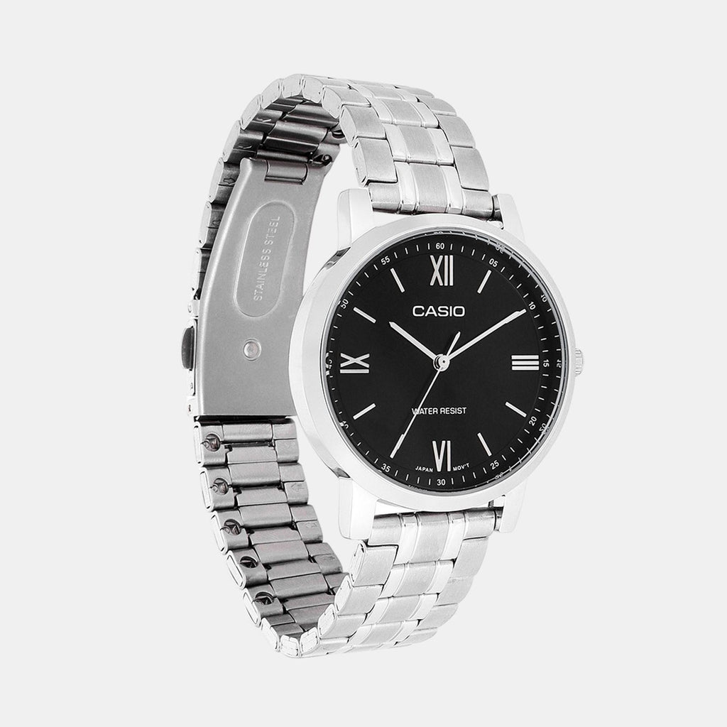 Enticer Women Quartz Black Dial Analog Stainless Steel Watch A2153