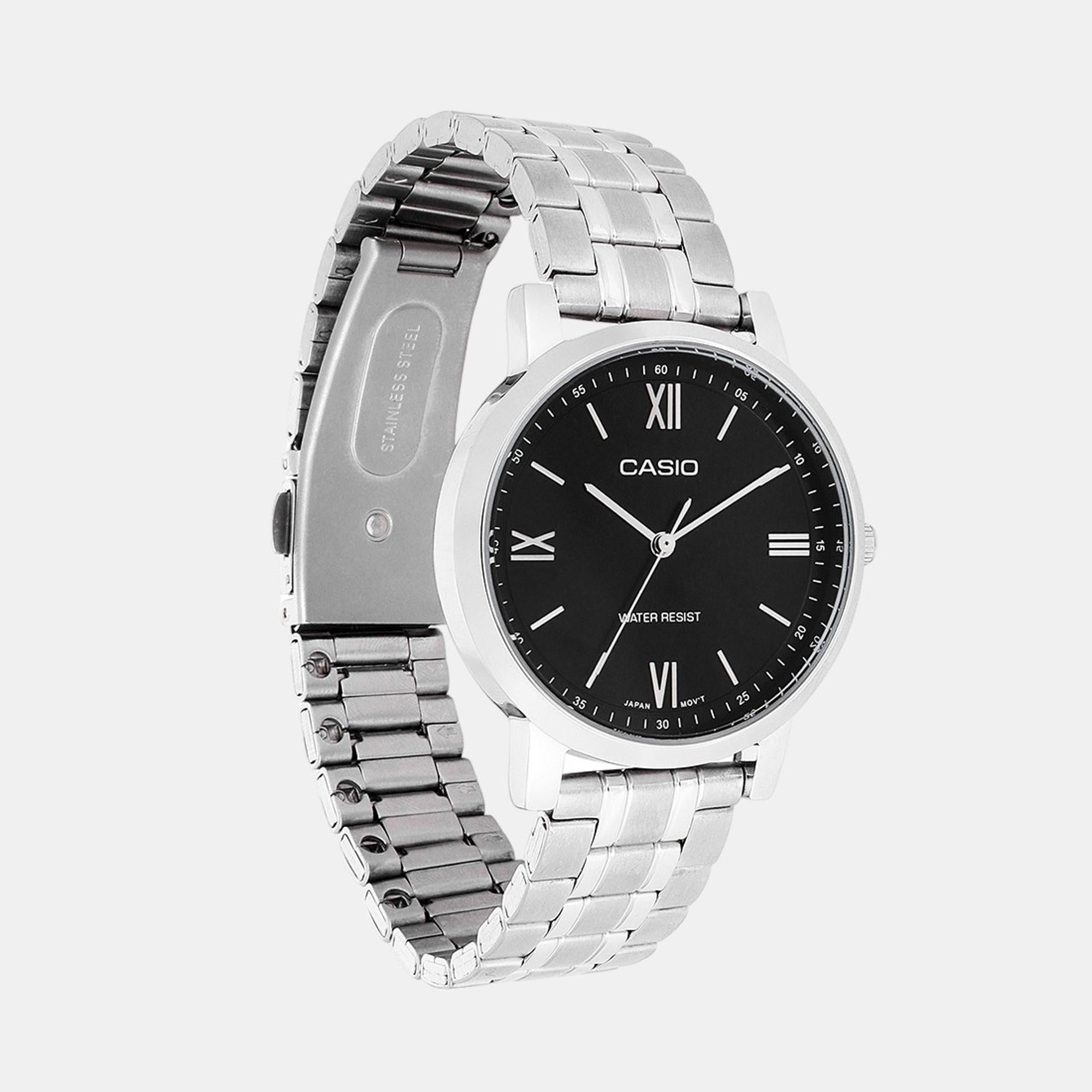 Enticer Women Quartz Black Dial Analog Stainless Steel Watch A2153