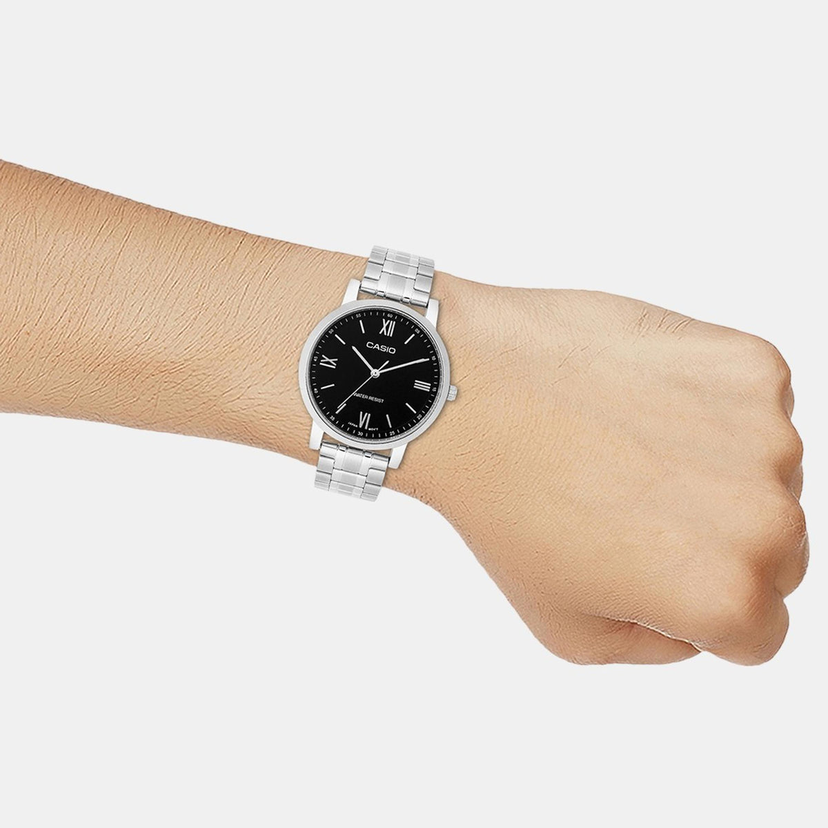 Enticer Women Quartz Black Dial Analog Stainless Steel Watch A2153