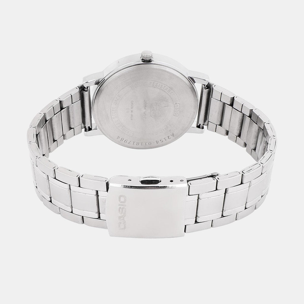 Enticer Men Quartz Blue Dial Analog Stainless Steel Watch A2154