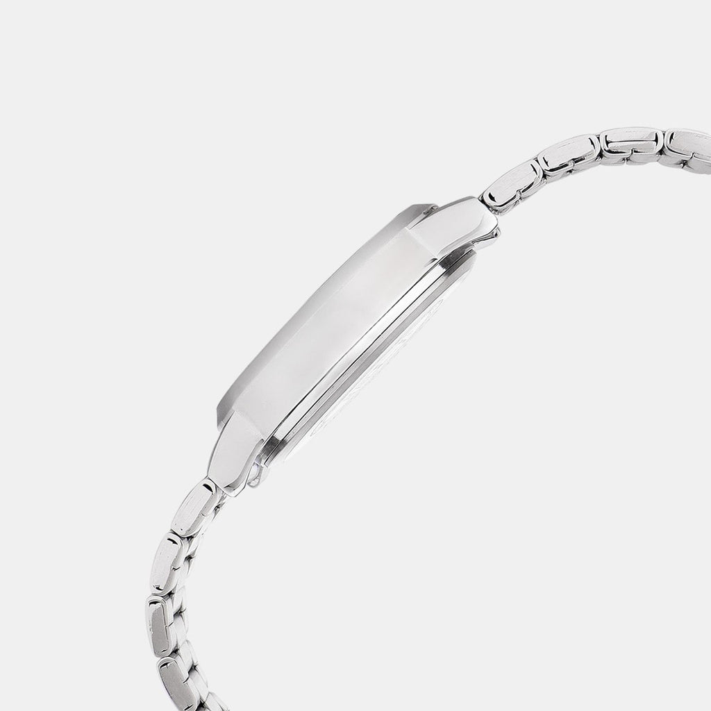 Enticer Women Quartz Blue Dial Analog Stainless Steel Watch A2155