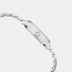 Enticer Women Quartz Blue Dial Analog Stainless Steel Watch A2155