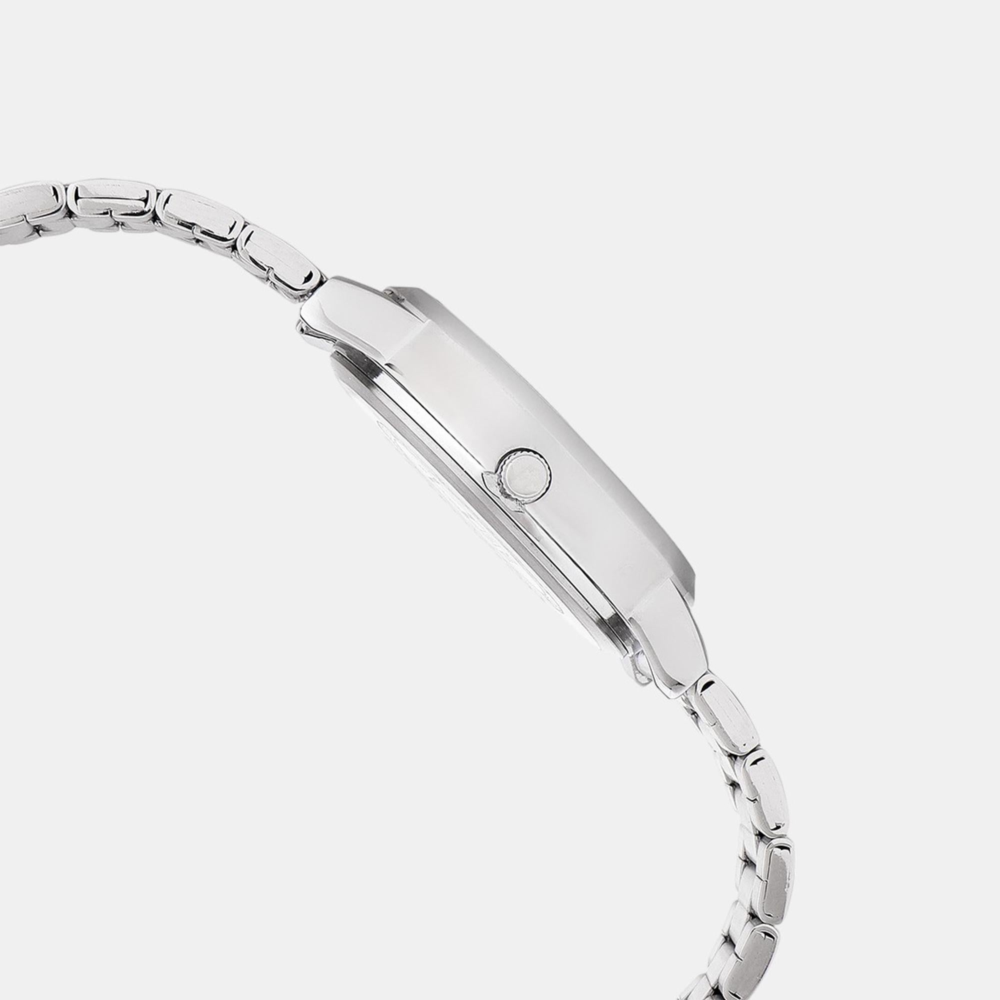 Enticer Women Quartz Blue Dial Analog Stainless Steel Watch A2155