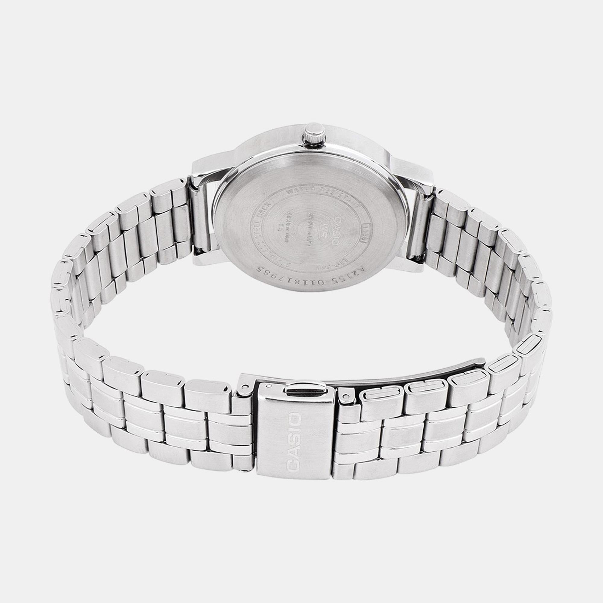 Enticer Women Quartz Blue Dial Analog Stainless Steel Watch A2155