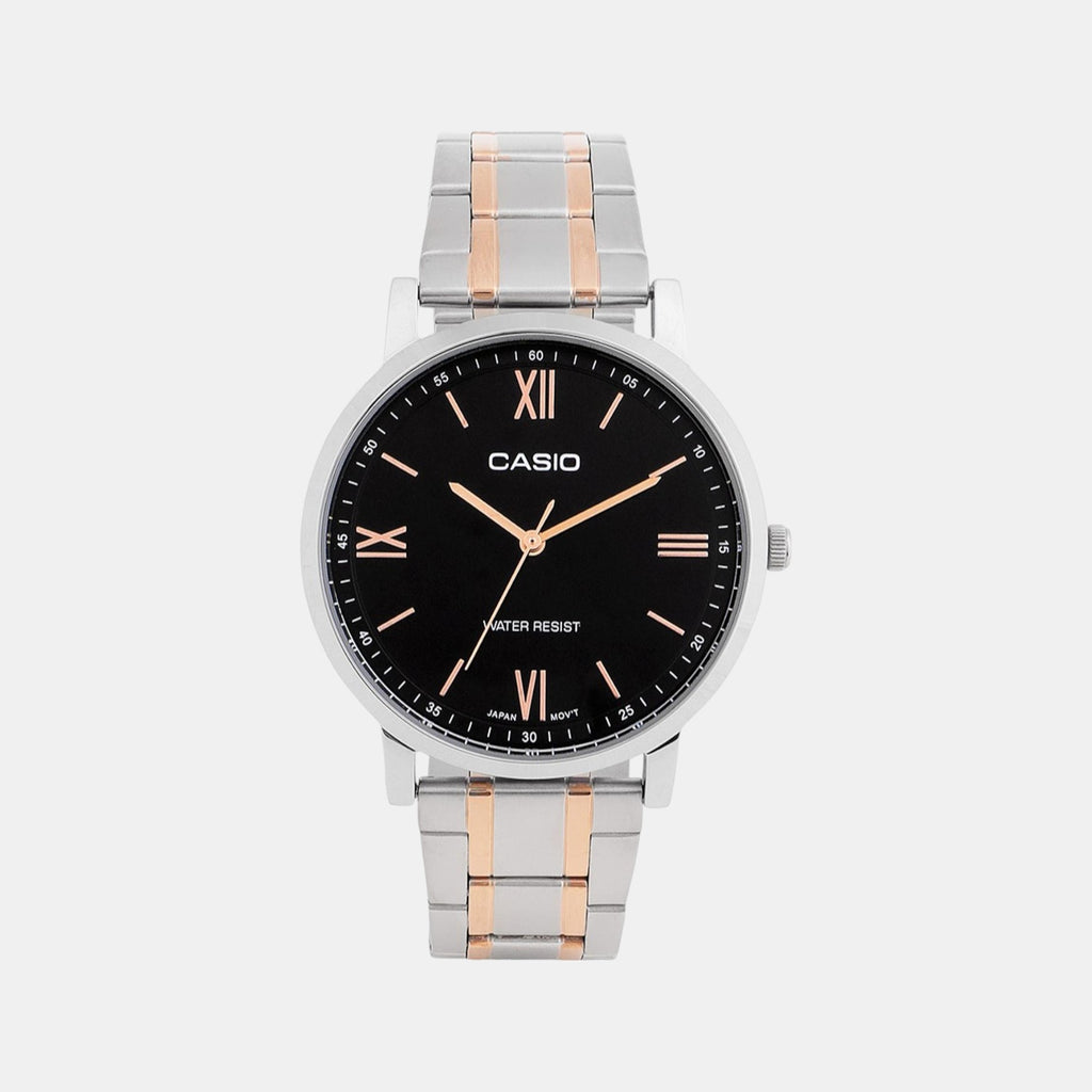 Enticer Women Quartz Black Dial Analog Stainless Steel Watch A2157