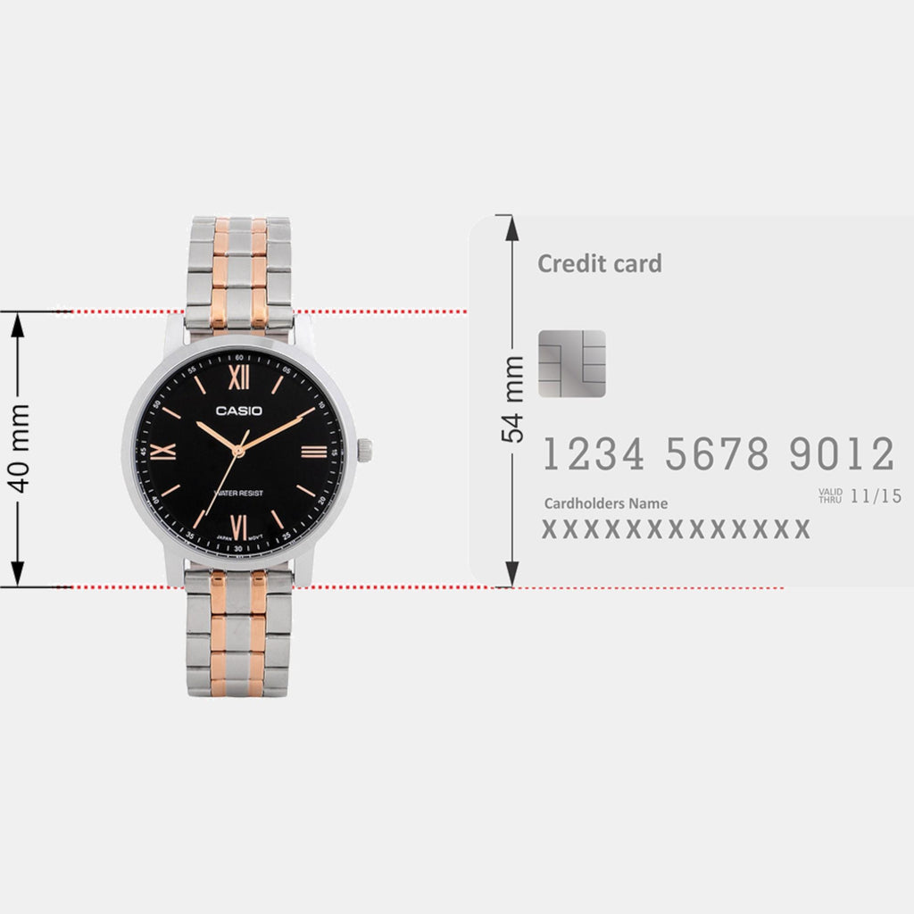 Enticer Women Quartz Black Dial Analog Stainless Steel Watch A2157