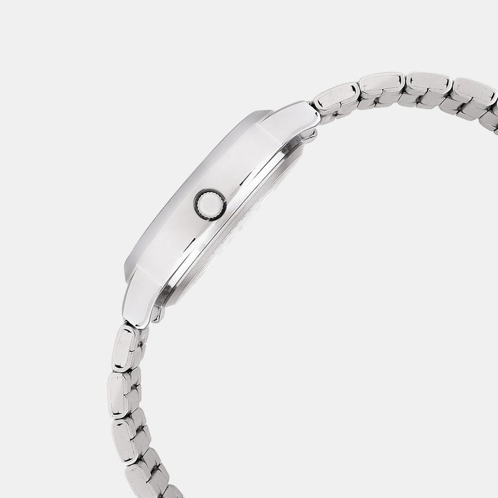 Enticer Women Quartz Black Dial Analog Stainless Steel Watch A2157