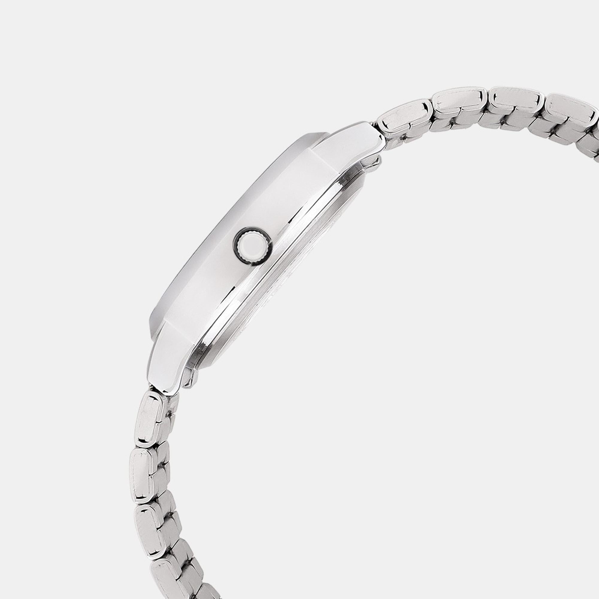 Enticer Women Quartz Black Dial Analog Stainless Steel Watch A2157