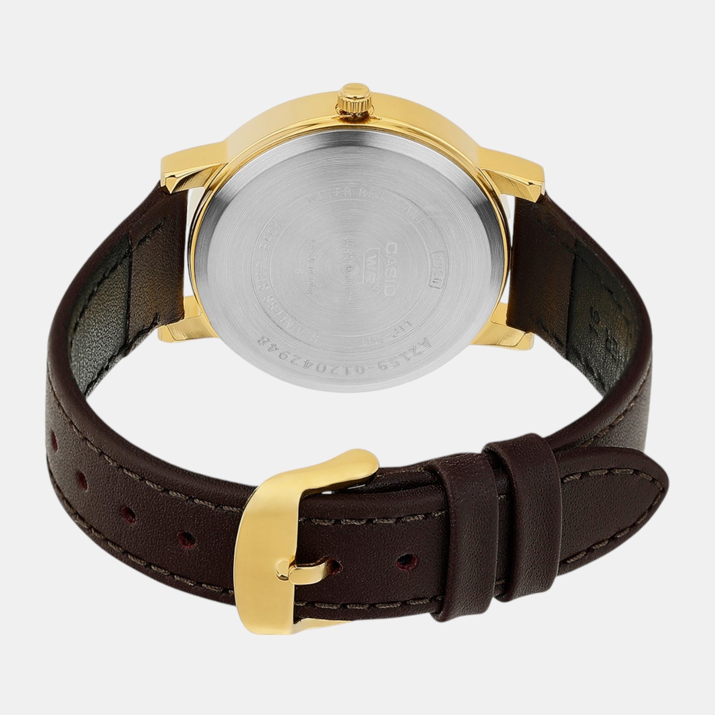 Enticer Women Quartz Gold Dial Analog Leather Watch A2159