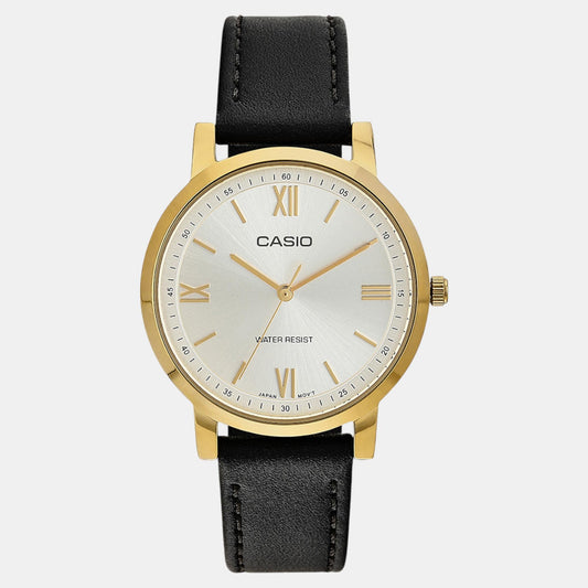 Enticer Women Quartz Silver Dial Analog Leather Watch A2161