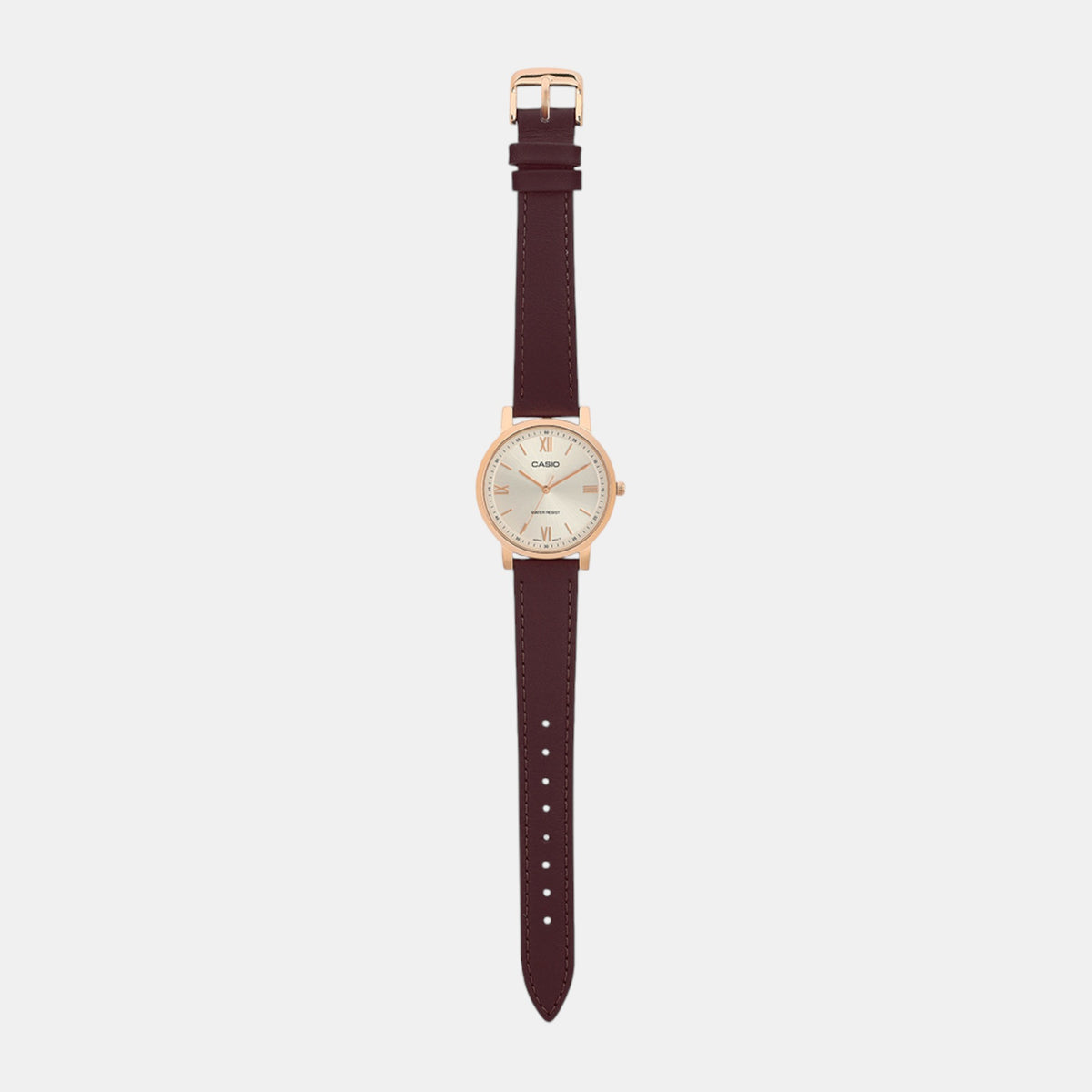 Enticer Women Quartz Silver Dial Analog Leather Watch A2163