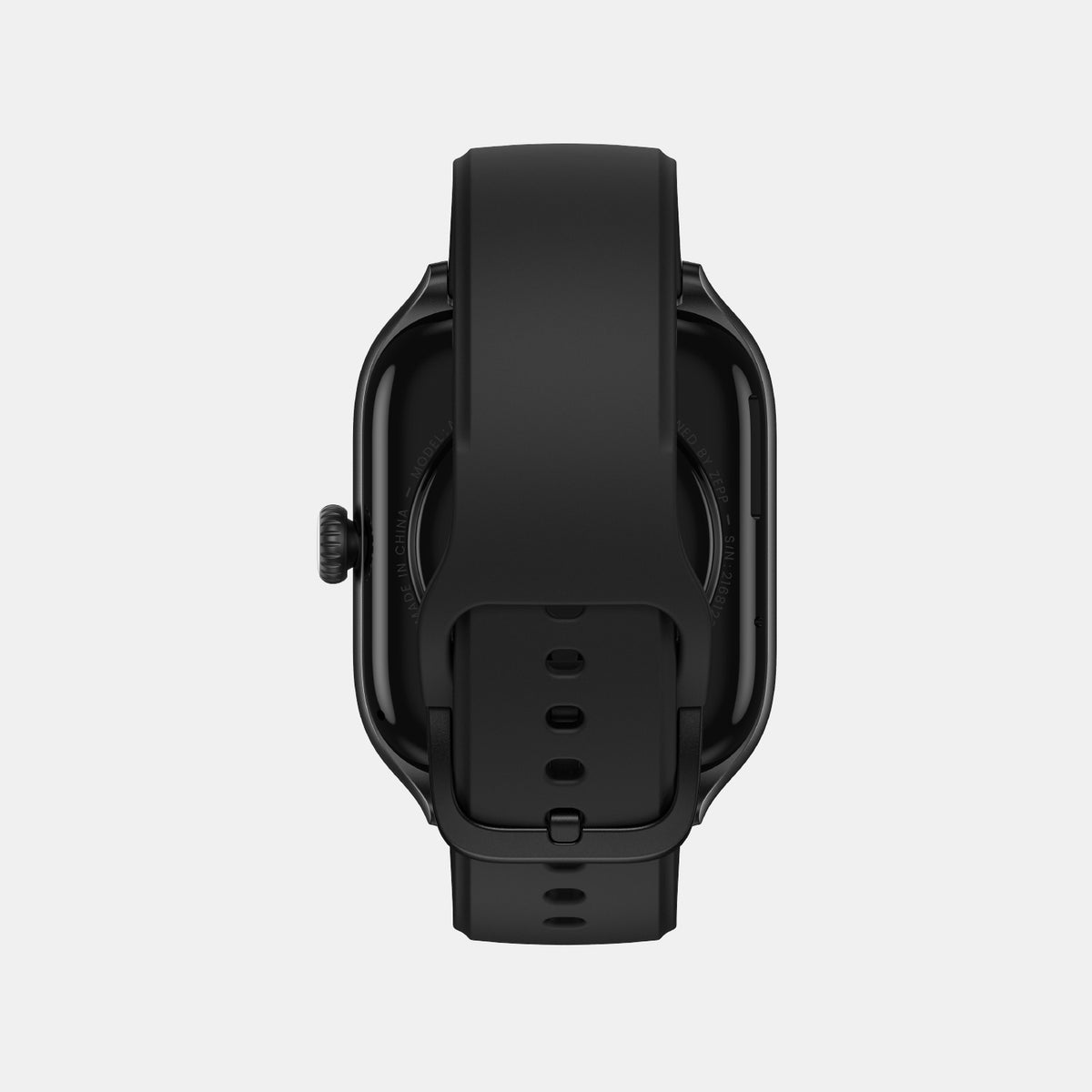 Unisex Processor Black Dial Amoled Silicone Watch GTS 4 BLACK