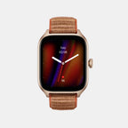 Unisex Processor Autumn Brown Dial Amoled Silicone Watch GTS 4 AUTUMN BROWN