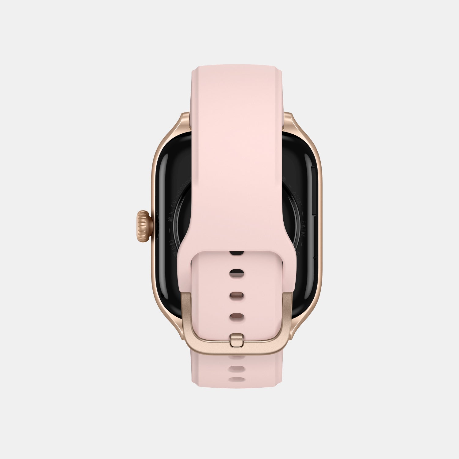 Unisex Processor Rosebud Pink Dial Amoled Silicone Watch GTS 4 PINK