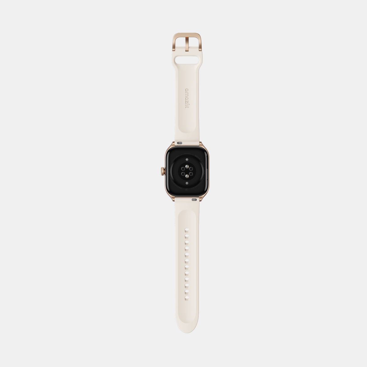 Unisex Processor White Dial Amoled Silicone Watch GTS 4 WHITE
