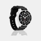 Enticer Men Quartz Black Dial Analog Resin Watch A2193