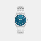 Enticer Men Quartz Blue Dial Analog Stainless Steel Watch A2199