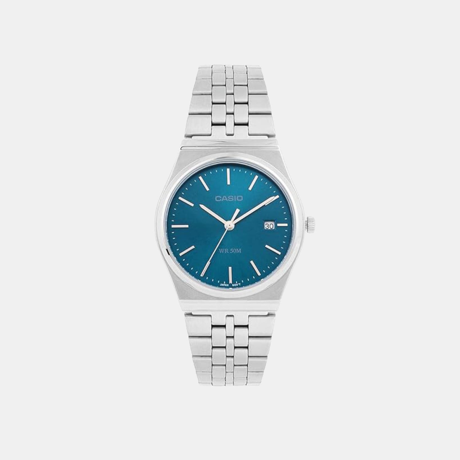 Enticer Men Quartz Blue Dial Analog Stainless Steel Watch A2199