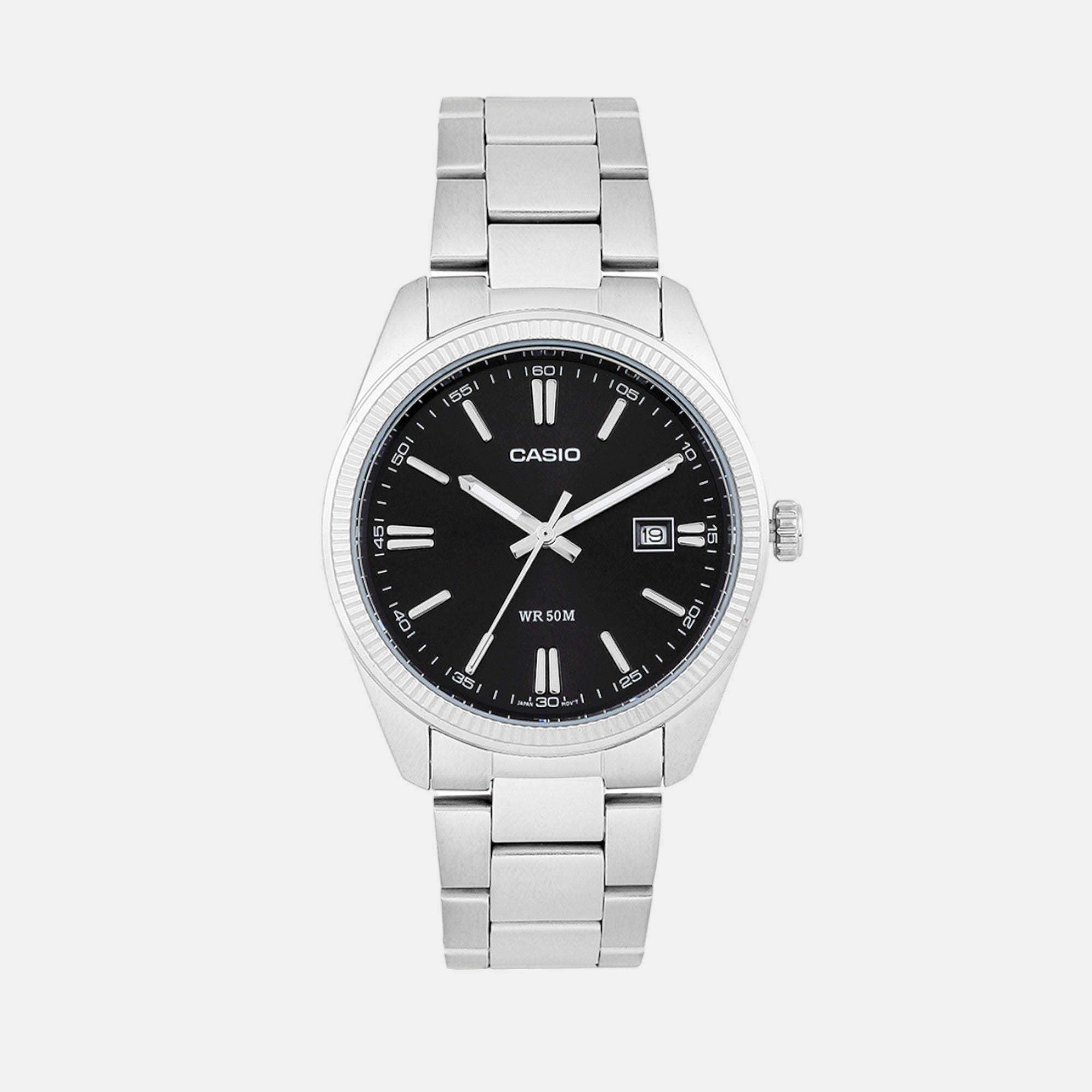 Enticer Men Quartz Black Dial Analog Stainless Steel Watch A2226