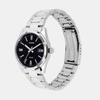 Enticer Men Quartz Black Dial Analog Stainless Steel Watch A2226