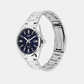 Enticer Men Blue Dial Analog Stainless Steel Watch MTP-1302PD-2AVEF - A2227