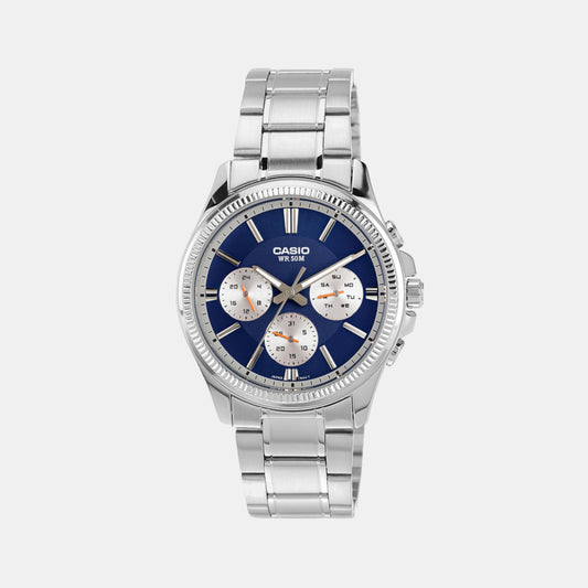 Casio Round Blue Multi-Function watch