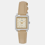 Enticer Women Quartz Beige Dial Analog Leather Watch A2235