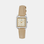 Enticer Women Quartz Beige Dial Analog Leather Watch A2235