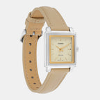Enticer Women Quartz Beige Dial Analog Leather Watch A2235