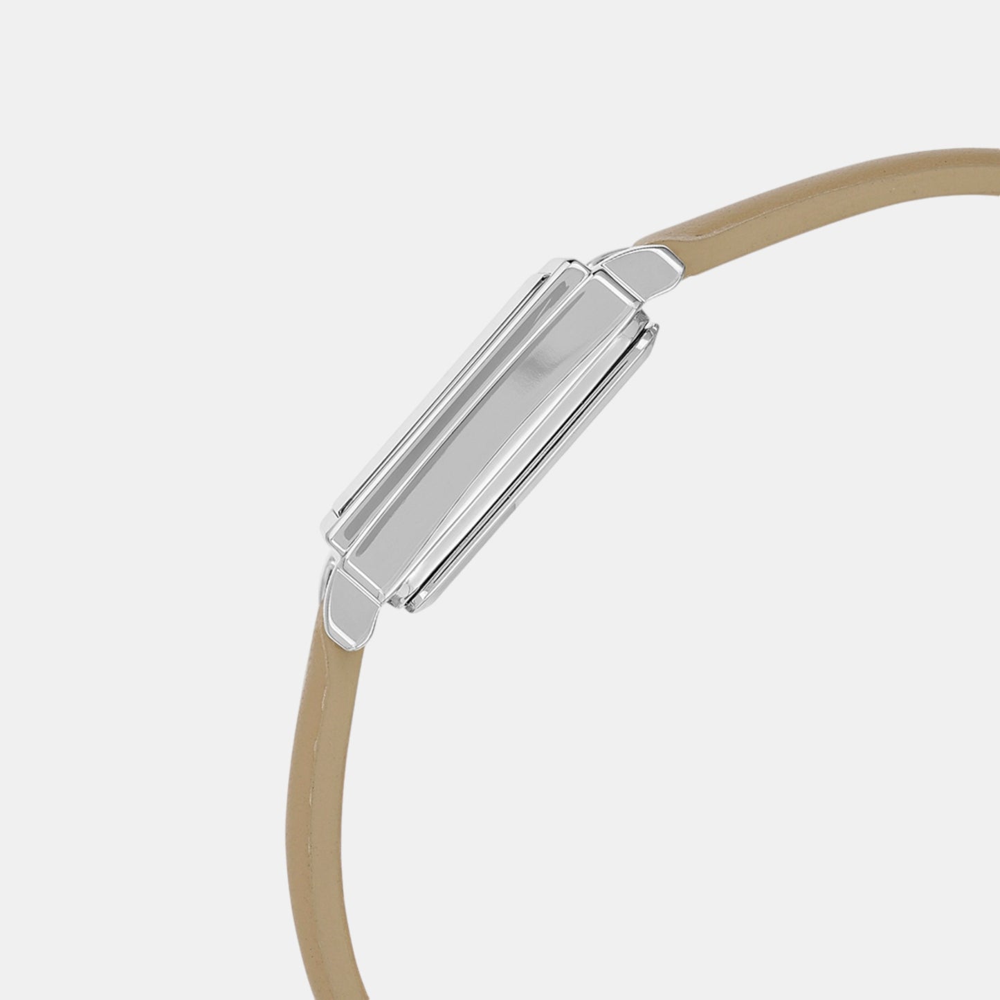 Enticer Women Quartz Beige Dial Analog Leather Watch A2235